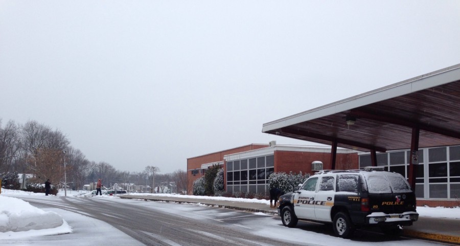 MHS covered in snow