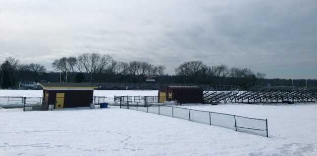 Madison Spring Sports Start with Unusually Snowy Fields