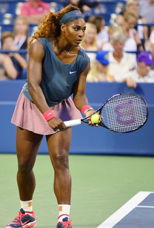 Serena Williams at the 2013 US Open. Her involvement in the Indian Wells tournament marked her return after a 14-year absence.