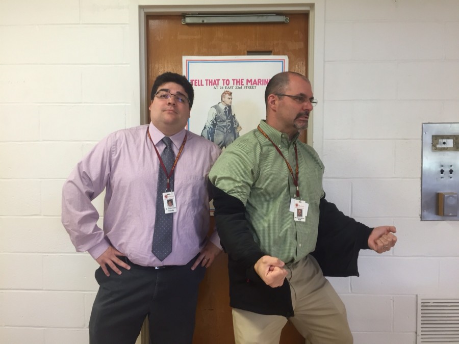 Your raucously funny Teachers Night Live hosts.