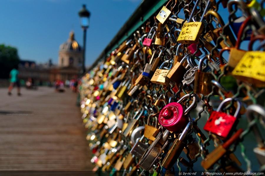 The famous love locks.