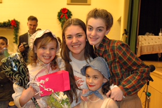 Kathryn with members from the Spotlight Kids Company