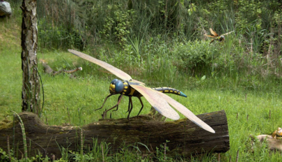How terrifying is this prehistoric flying insect?