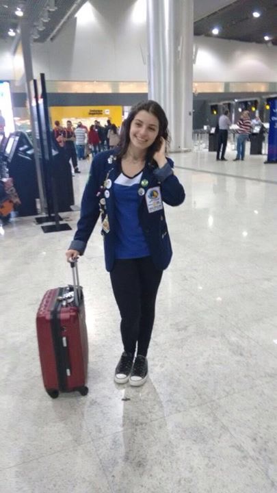Guili on her way to the United States