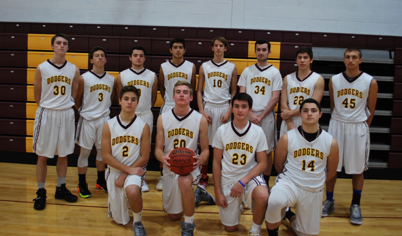 The 2016-17 Boys Varsity Basketball Team