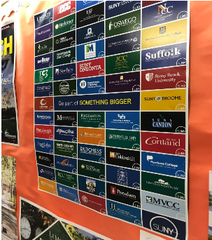 Every time a student walks past the main office, they are bombarded with hundreds of schools to look at, making the choice only so much harder.

