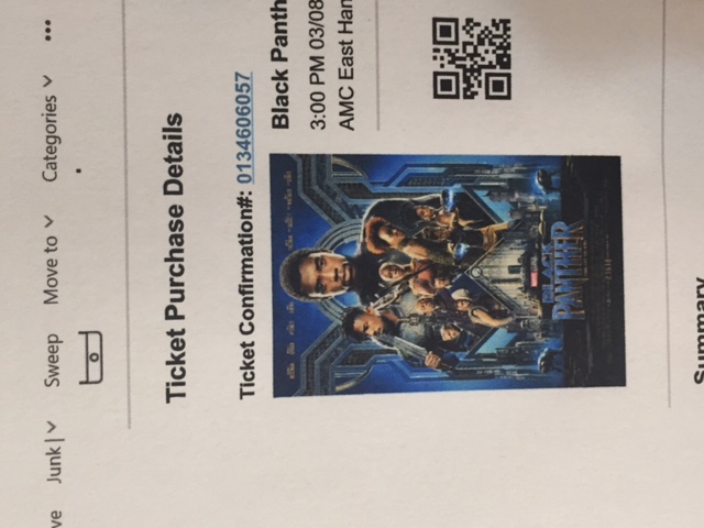 (Black Panther Tickets) 