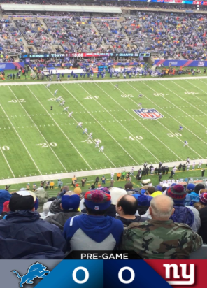 Giants vs Lions