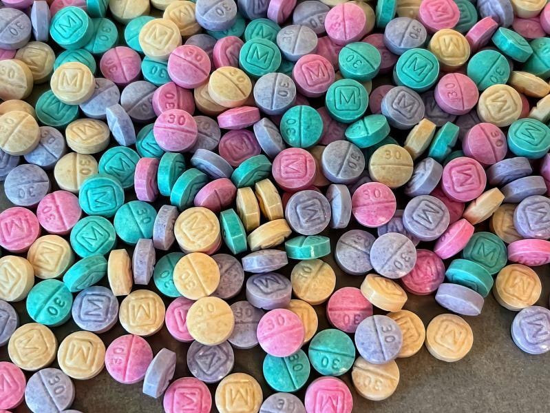 Fentanyl made to look like candy.
Image source:https://www.self.com/story/rainbow-fentanyl-dea-warning
