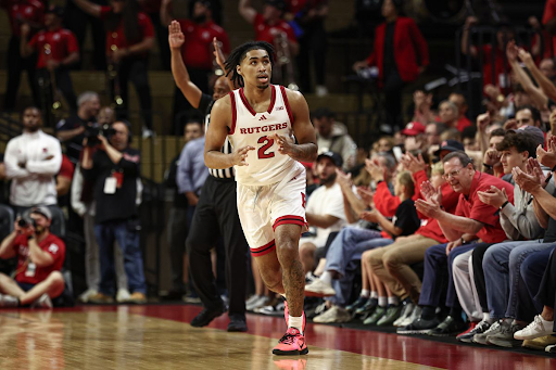 Rutgers Guard Dylan Harper in the season -opening win against Wagner. 