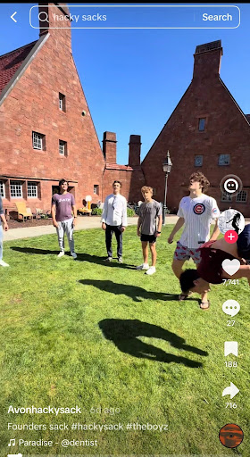  Screenshot of HackySack account on TikTok
